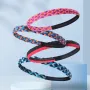 AOLIKES Weave Elastic Yoga Sweatband For Women Men Running Hair Bands Fitness Sweat Bands Sport Silicone antiskid Headband