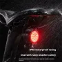 OFFBONDAGE ATS-Q6 Smart Auto Brake Sensing Bicycle Taillight 13 Light Modes Type-C Rechargeable Waterproof Bike Rear Light for MTB Road Night Riding Safety