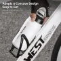 WEST BIKING 550ML Extrusion Bicycle Water Bottle Portable Lightweight Drop-resistant Leak-proof Sports Bike Kettle for MTB Outdoor Cycling