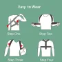 KALOAD Adjustable Back Shoulder Posture Corrector Belt Clavicle Spine Support for Home Office Sport Upper Back Neck Brace