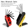 WEST BIKING 16 In 1 Bicycle Repair Tools Portable Folding Hexagon Socket Tool Multi-function Wrench Tire Lever Bottle Opener Combination Set