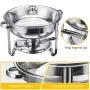 Tooca 2pcs Set Stainless Steel Dining Stove 2 Pack 4 Litre Cooker