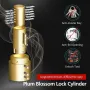 ROBESBON Bicycle Disc Brake Lock 110dB Loud Alarm Anti-thief Protection Aluminum Alloy Waterproof Reminding Rope Lock for Bike Motorcycle