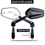 XANES 1 Pair HD View MTB Road Bike Mirrors 360° Adjustable Handlebar Rearview Mirror for Bicycle Motorcycle Accessories Rear Mirror