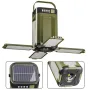 IPRee Portable Solar Camping Lantern LED Rechargeable Outdoor Hanging Tent Lamp Folding LED With Hook Emergency Camping Light