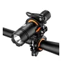 360° Adjustable Bike Light Handlebar 2 Stable Contraction Mechanical Fast Locking 0.2kg Lightweight Bicycle Holder for Headlight Pump