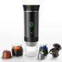 IPRee Portable Wireless Electric Espresso Coffee Machine For Travel Car Home Camping Coffee Maker 3-in-1 Capsule Powder Coffee Maker