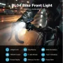Astrolux® BL02 BL04 LED 1200Lm 5Modes Dual Distance Beam Bike Light USB Rechargeable Support Wire Remote Switch Flashlight 5000mAh Power Bank Waterproof Front Light for Electric Bike Scooter