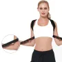 KALOAD Adjustable Back Shoulder Posture Corrector Belt Clavicle Spine Support for Home Office Sport Upper Back Neck Brace