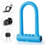 U-Shaped Bicycle Lock Aluminum Alloy Firm Anti-theft Double Open Modes Safety for Road Bike Mountain Bike