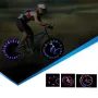 LEADBIKE 14 RGB DIY LED Bike Wheel Light Rechargeable Bicycle Warning Lights Waterproof LED Neon Bike Tyre Light for Cycling