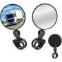 8cm Round Bicycle Rearview Mirror 360°Rotatable Convex Motorcycle Rearview Mirror