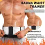 Men's Abdominal Belt Posture Corrector Back Support Prevent Injury Waist Belt Belly Shapewear for Home Gym Sports