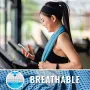 XANES Portable Summer Sport Ice Towels Wipe Sweat Quick Drying Cool Cloth for Gym Outdoor Swimming Yoga Running