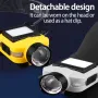 COB+ LED Sensor Headlamp Clip Cap Light USB Rechargeable Head Flashlight Built-in Battery for Fishing Camping