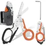 IPRee Foldable Tactical Medical Scissor Emergency Rescue Shear First Aid Kit Scissors Plier Outdoor Survival EDC Tool Gear