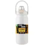 1500ml Large Capacity Portable Thermos Bottle with Straw, 304 Stainless Steel, Thermal Mug, Cup, Coffee Cup, Sports Flasks, Cold and Hot Water Bottle