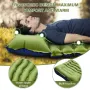 IPRee Outdoor Portable Self-Inflating Camping Air Mattress 4-Inch Thick Compact Ultralight Sleeping Pad with Built-in Foot Pump Pillow