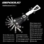 BENGGUO 18 in 1 Bicycle Multitool Wrench Repair Tool Kit Alumium Alloy Screwdriver and Chain Mini Portable Repair Accessories for MTB and Road Bikes