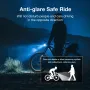 LAOTIE B06 B08 5000Lm Brightness Bike Headlight 8 LED Large Beads Dual Distance Beam Design 10000mAh Battery Phone Emergency Power Bank IPX5 Waterproof 4 Light Modes Fast Charge Bicycle Digital Display Front Light for Electric Bike Scooter MTB Bikes
