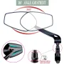 XANES 1 Pair HD View MTB Road Bike Mirrors 360° Adjustable Handlebar Rearview Mirror for Bicycle Motorcycle Accessories Rear Mirror