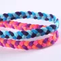 AOLIKES Weave Elastic Yoga Sweatband For Women Men Running Hair Bands Fitness Sweat Bands Sport Silicone antiskid Headband