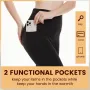 Women's Fleece Lined Leggings Thermal Warm Winter Tights High Waisted Yoga Pants Cold Gear With Pockets Autumn Winter Leggings