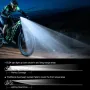 Astrolux® BL02 BL04 LED 1200Lm 5Modes Dual Distance Beam Bike Light USB Rechargeable Support Wire Remote Switch Flashlight 5000mAh Power Bank Waterproof Front Light for Electric Bike Scooter