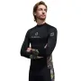 DIVE&SAIL Men's Diving Tight Long Sleeve T-shirt UPF50+ UV Protection Quick-drying High Elastic Pull-over Professional Floatsuit Top for Surfing Swimming