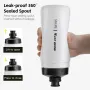 WEST BIKING 550ML Extrusion Bicycle Water Bottle Portable Lightweight Drop-resistant Leak-proof Sports Bike Kettle for MTB Outdoor Cycling