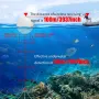 Erchang F13 Fish Finder 125KHz 100M Depth Underwater Visual High-definition Fishing Finder Wireless Sonar Sensor Echo Sounder LCD Fishfinder