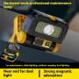 IPRee Multifunctional Folding LED Solar Flashlight Dual Light Source Outdoor Camping Torch Built-in 18 Hardware Tools USB Rechargeable Outdoor Waterproof Emergency Lantern