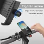 KGVYKL Phone Holder 4.7\-7.2\ Adjustable Phone Clip Stand Shockproof Portable Bike Holder Phone Bracket for Bicycle Electric Scooter Motorcycle