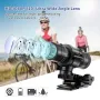 XANES 1080P Bicycle Helmet Camera 120° Wide Angle Bicycle Sports Camera IPX6 Waterproof Mini Motorcycle Helmet Camera Car Video Recorder Outdoor DV Video Camera