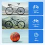 LAOTIE Z1 Mini Electric Bike-specific Air Pump 100PSI 300mAh Type-C Fast Rechargeable Portable Pocket Inflator with Silicone Case for Long Distance Cycling Rapid Tire Emergency Inflation