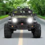 Kimbosmart 4WD 24V 7A Battery Powered Electric Kids Ride on Cars Dual 35W Motor 7.5 km/h Max Speed 2.4G Remote Control LED Lights Toy Car