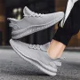 TENGOO Men's Running Shoes Antibacterial Ultralight Breathable Sports Shoes Walking Shockproof Casual Sneakers for Outdoor Jogging Climbing Cycling