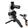 IPRee 22X Monoculars Metal Telescope Lens Concert HD Mobile Phone Camera Telescope for Hiking Camping Wildlife Observation Moon Sports Game Concert Watching