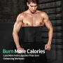 Men's Abdominal Belt Posture Corrector Back Support Prevent Injury Waist Belt Belly Shapewear for Home Gym Sports