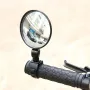 Kaca Spion Sepeda Belakang 8cm yang Dapat Diputar 360 Derajat, Dapat Disesuaikan, Dudukan Stang Universal, Reflektor Sepeda, Kaca Spion Keamanan