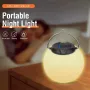 Portable Camping Lamp With Hook USB Rechargeable Tent Lighting Decorations Waterproof Garden Rechargeable Outdoor Waterproof Long-lasting Flashlight Camping Lights