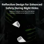 ROCKBROS Bike Gloves Full Finger Touch Screen PU Leather Non Slip Shock-Absorbing Padding Warm Gloves for Outdoor Sports Cycling