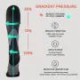 2 Pairs Professional Sports Compression Socks Breathable Sweat-absorbent Calf Socks for Cycling Football Outdoor Sport