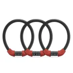 LAOTIE UL01 U-Shape Bike Lock Steel Password Lock Five-digit Code Anti-theft 1.72CM Thickened Portable Safety Cable Lock for Duotts ENGWE Ridstar FAFREES SAMEBIKE MTB Bike Electric Bike Scooter Motorcycle