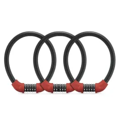 LAOTIE UL01 U-Shape Bike Lock Steel Password Lock Five-digit Code Anti-theft 1.72CM Thickened Portable Safety Cable Lock for Duotts ENGWE Ridstar FAFREES SAMEBIKE MTB Bike Electric Bike Scooter Motorcycle