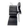 DY565J Energy Saving Fireplace Fan 5 Blade Fireplace Quiet SafeHeat Powered Stove Fan Log Wood Burner Eco Friendly Fan