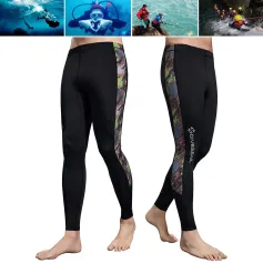 DIVE&SAIL Men's Diving Pants High Elastic Quick-drying UFP50+ Sun Protection Snorkeling Trousers for Surfing Swimming