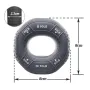 KALOAD Silicone Adjustable 20-90LB Hand Grip Strength Exercise Gripping Ring Fitness Finger Forearm Trainer Carpal Expander
