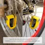 BENGGOU Bicycle Disc Brake Lock 130dB Loud Alarm Anti-thief Protection Aluminum Alloy Waterproof Reminding Rope Lock for Bike Motorcycle