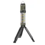 3'ü 1 arada Kamp Feneri USB Şarj Edilebilir Kamp Işığı 1500mAh Yüksek Güçlü Sivrisinek Lambası IP44 Su Geçirmez Üçgen Braket Teleskopik Tripod Açık Hava Kampı için Açık Hava Işığı
